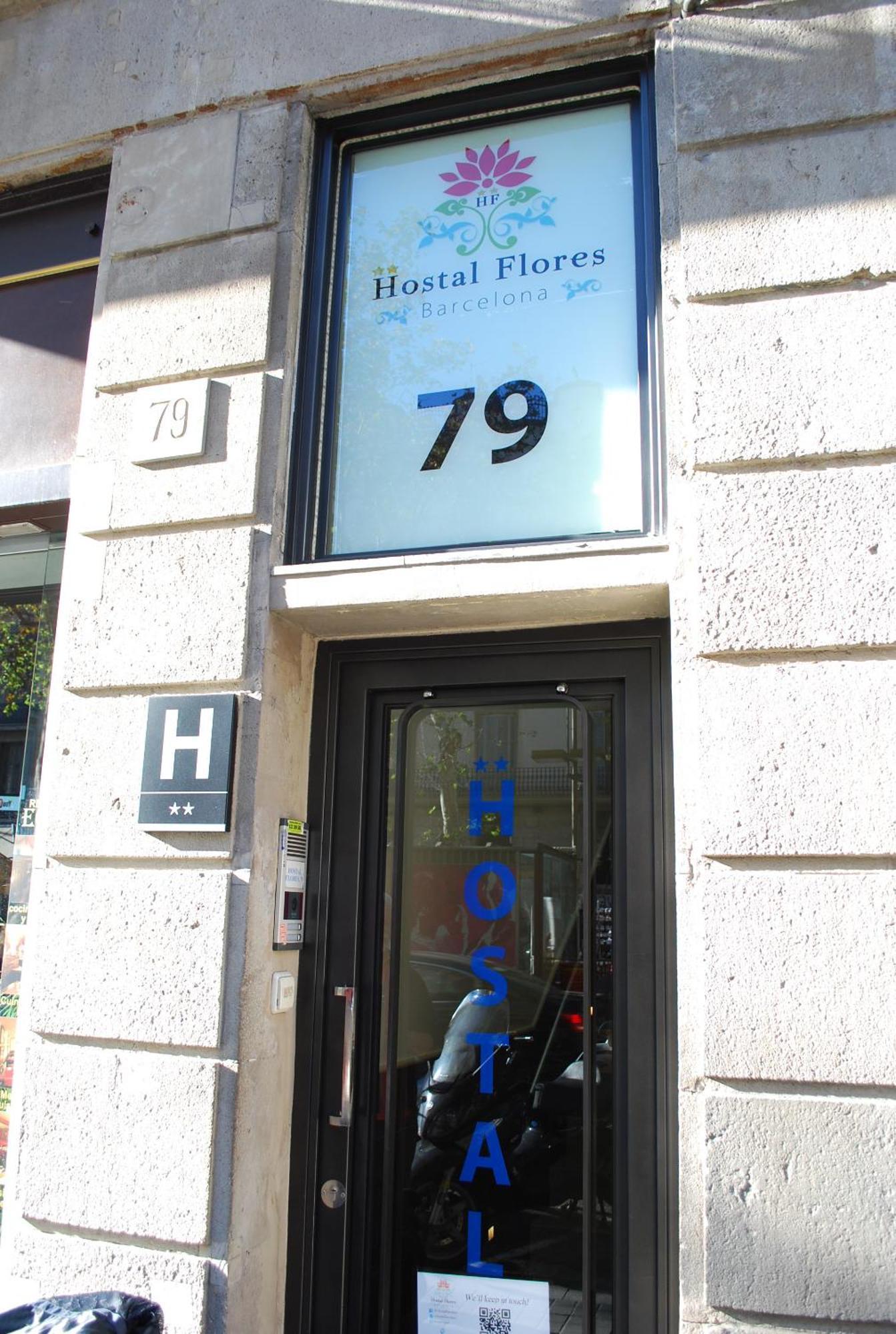 Hostal Las Flores Ramblas Barcelona Eksteriør bilde