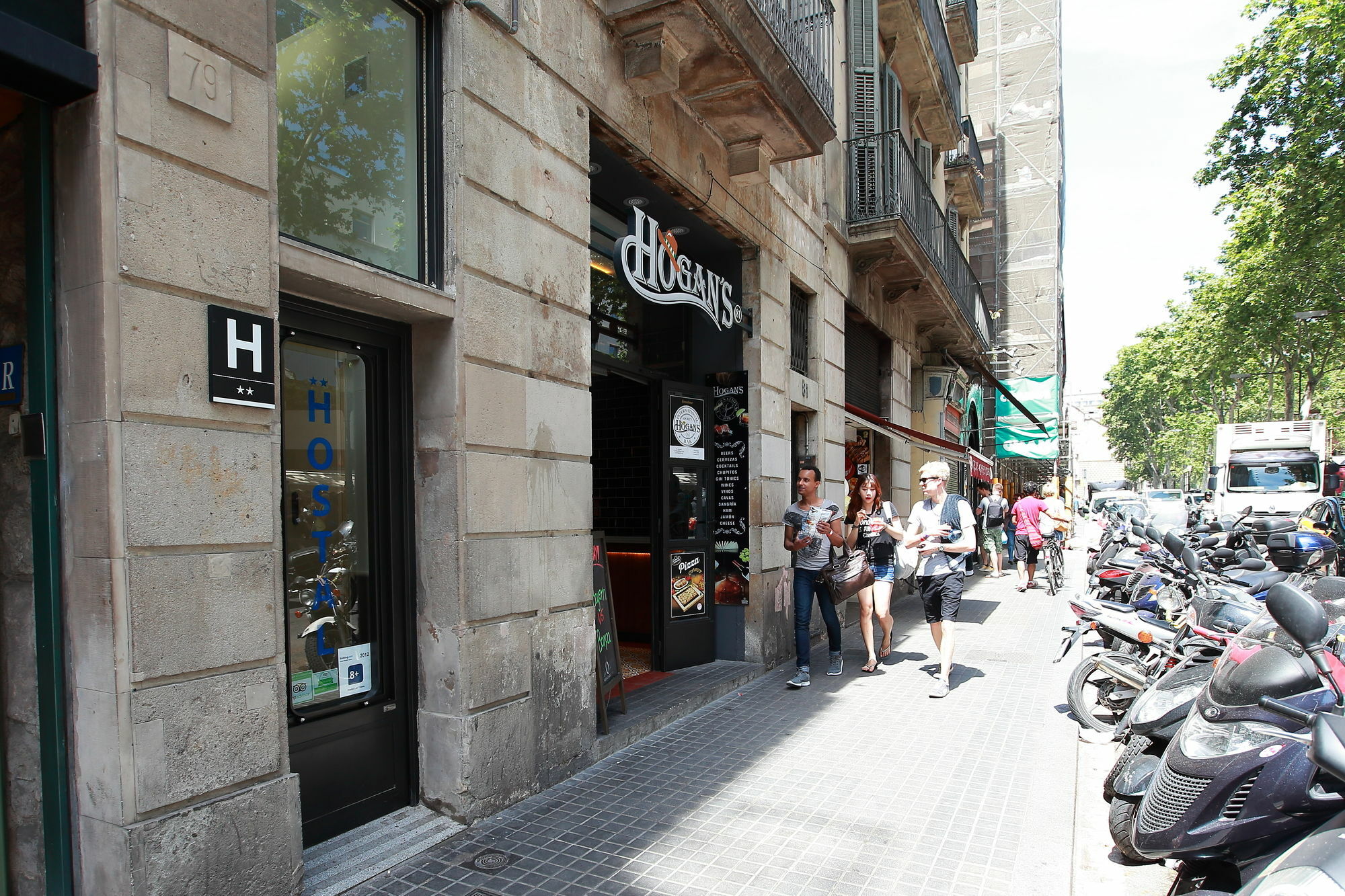 Hostal Las Flores Ramblas Barcelona Eksteriør bilde